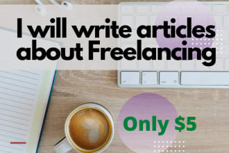 write outstanding articles about freelancing