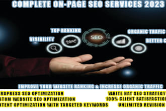 do complete 0npage SEO services with offpage along with social media management
