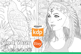 make adult coloring books or pages