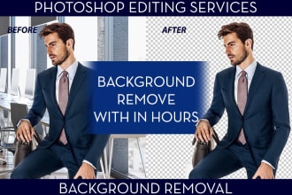 do background removal product editing and retouching