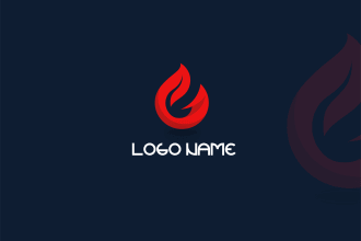 design a logo for your modern tech startup, software company, or saas website