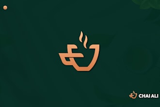 design a logo for a modern tech startup or software company or saas website