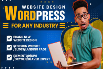 revamp or create wordpress website in bricks builder