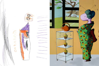illustrate your little children drawings