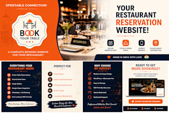 design a restaurant wordpress website with online table reservation