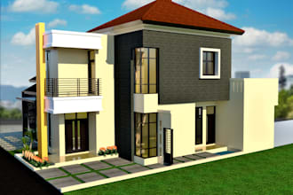 do interior exterior design and realistic rendering