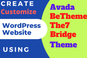 be your avada expert, divi expert, the7, bridge, and betheme