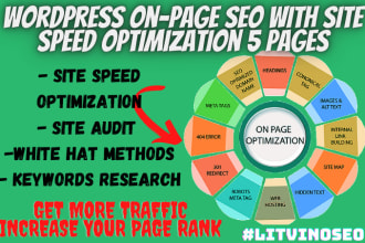 complete wordpress onpage SEO with site speed optimization