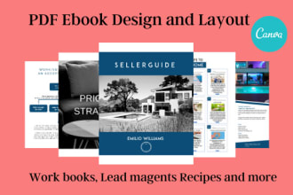 design ebooks pdfs, lead magnets or workbooks  in canva