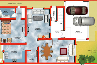 do 2d floor plan render