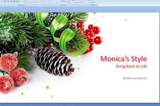 design a unique powerpoint presentation for you