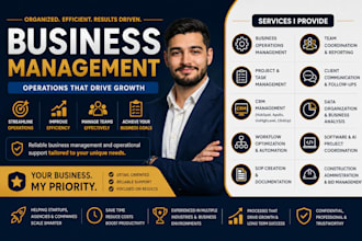 be your business manager and operations manager