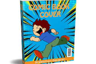 design a unique comic book and children book cover