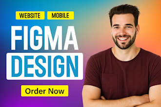 do figma design, figma website design, website mockup, figma landing page design