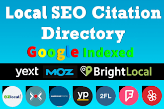 setup 50 google indexing local seo citations