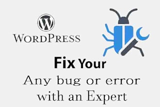 solved your wordpress bug or error in a short time
