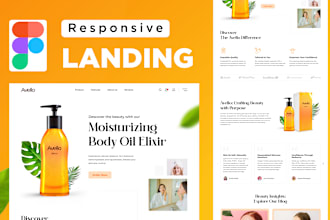 design a modern landing page UI in figma