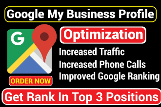 optimize and boost google my business profile for local seo gmb maps ranking
