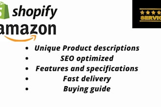 write SEO amazon affiliate articles and buying guide