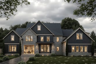 do architect 3d exterior, interior visualization