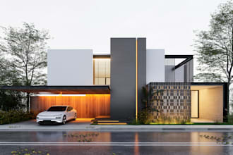 do architect 3d exterior, interior visualization