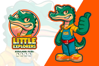 make an amazing cartoon and mascot logo
