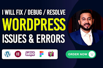 fix wordpress issues, critical errors and bugs in one hour