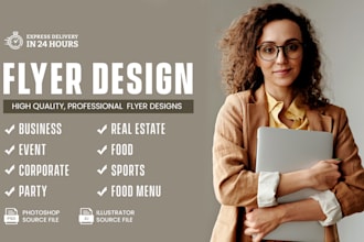 design flyer, media kit