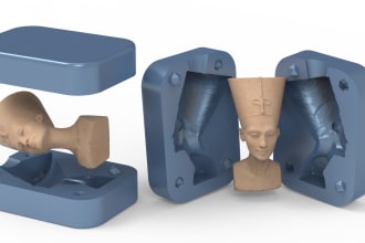 create a mold for 3d printing from any stl file