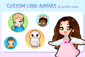 Big Deals!  create cute chibi icon, avatar and profile pic