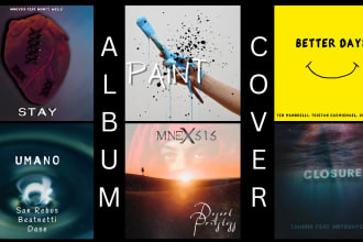 design an album cover or single cover art