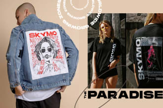 design grunge tshirt and band merchandise
