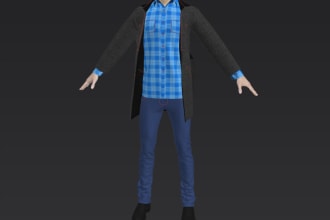 make game ready character and rig
