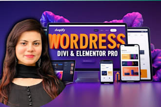 be your wordpress expert using divi and elementor pro