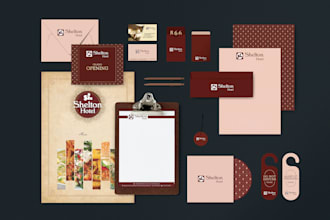 design trendy minimalist logo with business brand identity