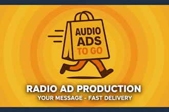 voice, mix, and master your audio ad or radio commercial