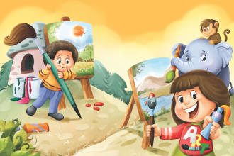 do children book illustration
