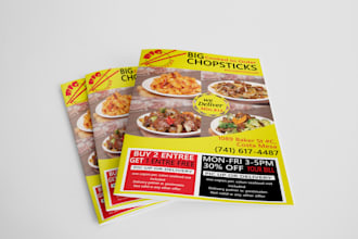 design a professional,unique flyer, brochure or poster