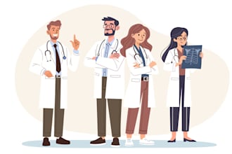 create unique flat vector illustrations for your project