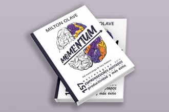 do a book or magazine layout design in spanish or english