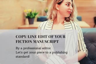 copy and line edit your book to a publishing standard