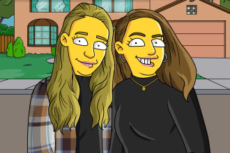 do a simpson art style