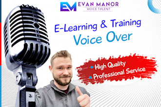 record elearning and training voice over