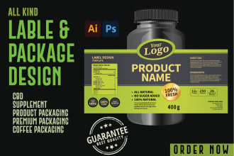 do cbd label ,packaging design, coffee, supplement label