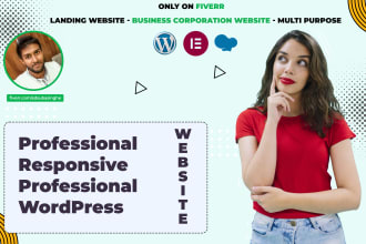 develop an elegant and responsive wordpress website