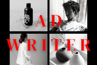 be your advertisement writer