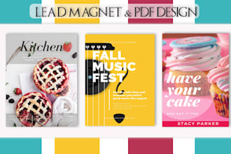 create ebook,  lead magnet and pdf design