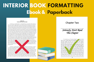 do book formatting for kindle and paper back
