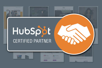 code and design hubspot responsive email template and landing page