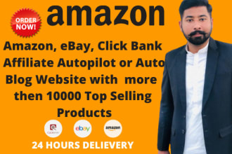 build amazon affiliate autopilot website with top selling products